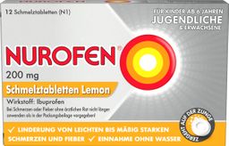 NUROFEN® 200 mg Schmelztabletten Lemon