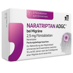 NARATRIPTAN ADGC® bei Migräne und Migränekopfschmerzen mit und ohne Aura