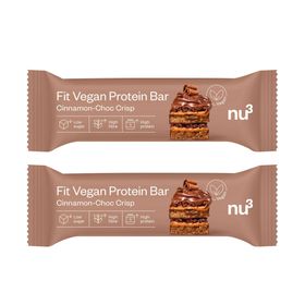 nu3 Fit Vegan Protein Bar Cinnamon-Choc Crisp