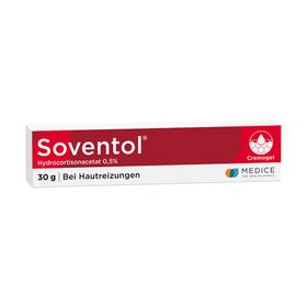 Soventol HydroCortisonACETAT 0,5% Hautentzündungen - Jetzt 20% mit dem Code medice20 sparen*