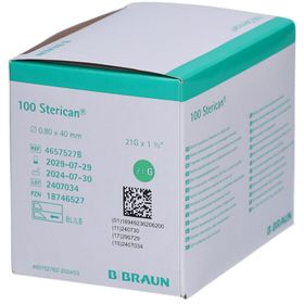 Sterican® Einmalkanüle 21 G 40 mm