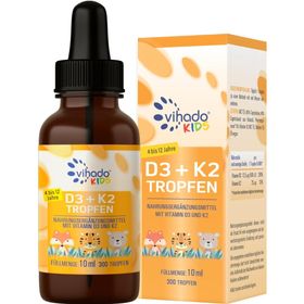 Vihado Vitamin D3 + K2 für Kinder
