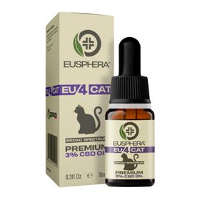 CBD-Öl für das Wohlbefinden von Katzen mit beruhigender Wirkung | EU4CAT - Eusphera