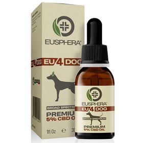 CBD-Öl für das Wohlbefinden von Hunden mit beruhigender Wirkung | EU4DOG - Eusphera
