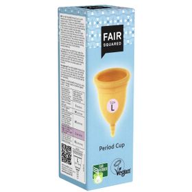Fair Squared «Period Cup» vegane Menstruationstasse, Gr. L