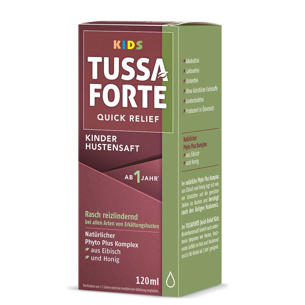 TUSSAFORTE KIDS Quick Relief Kinderhustensaft