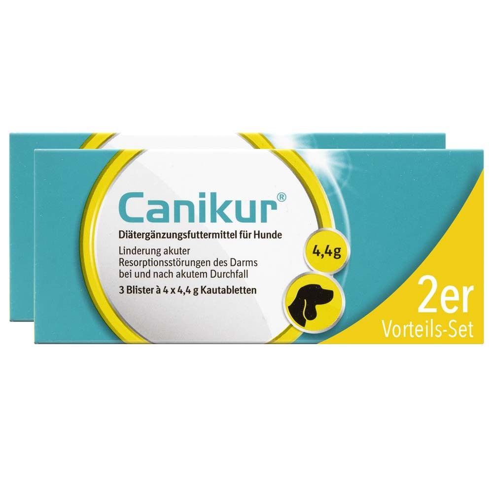 Canikur® Kautabletten für den Hund – Das Diätergänzungsfuttermittel zur Linderung akuter Resorptionsstörungen des Darms bei und nach akutem Durchfall