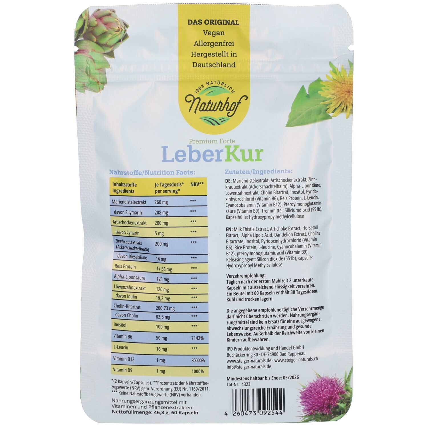 Naturhof Leberkur Premium Forte