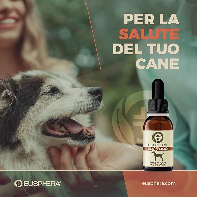 CBD-Öl für das Wohlbefinden von Hunden mit beruhigender Wirkung | EU4DOG - Eusphera